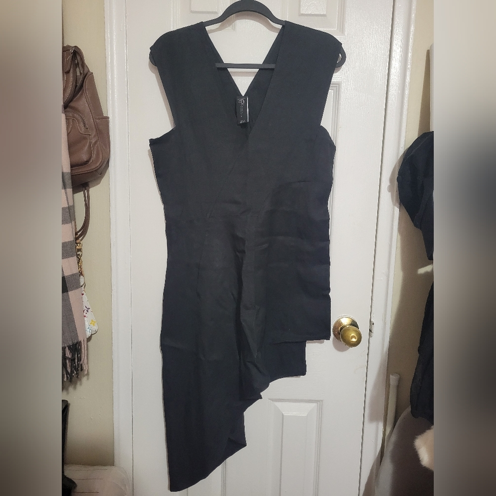 Zero + Maria Cornejo Asymmetrical Dress